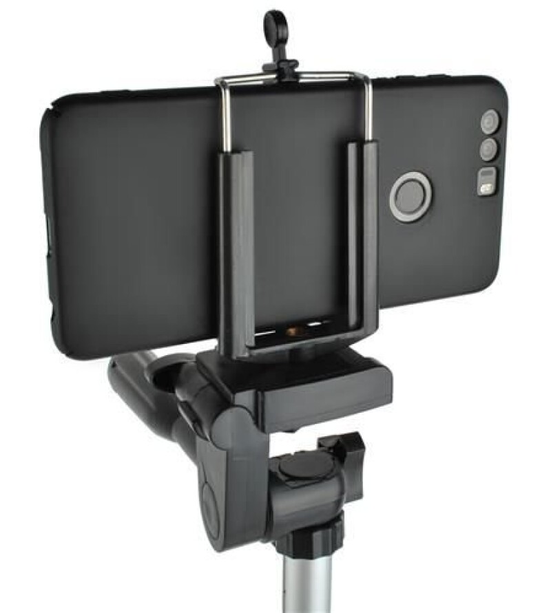 Camera stand 133 cm with phone holder and remote controller