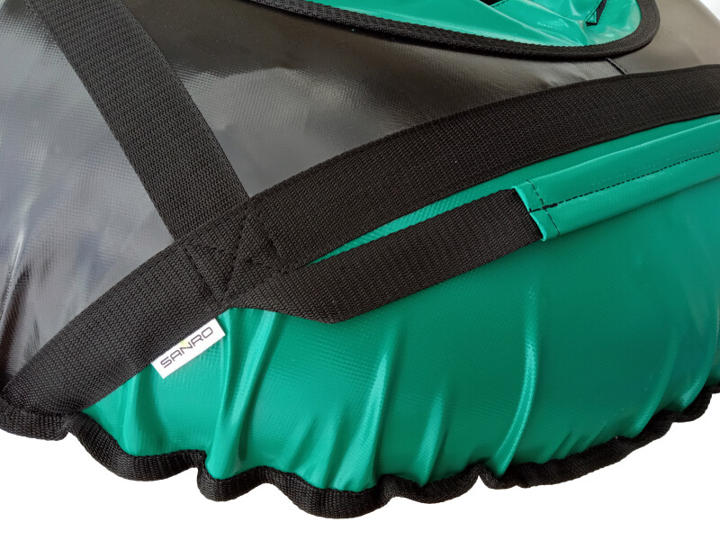 Надувные Санки-Ватрушка “Snow Tube” 80 cm, Черно-Зеленый