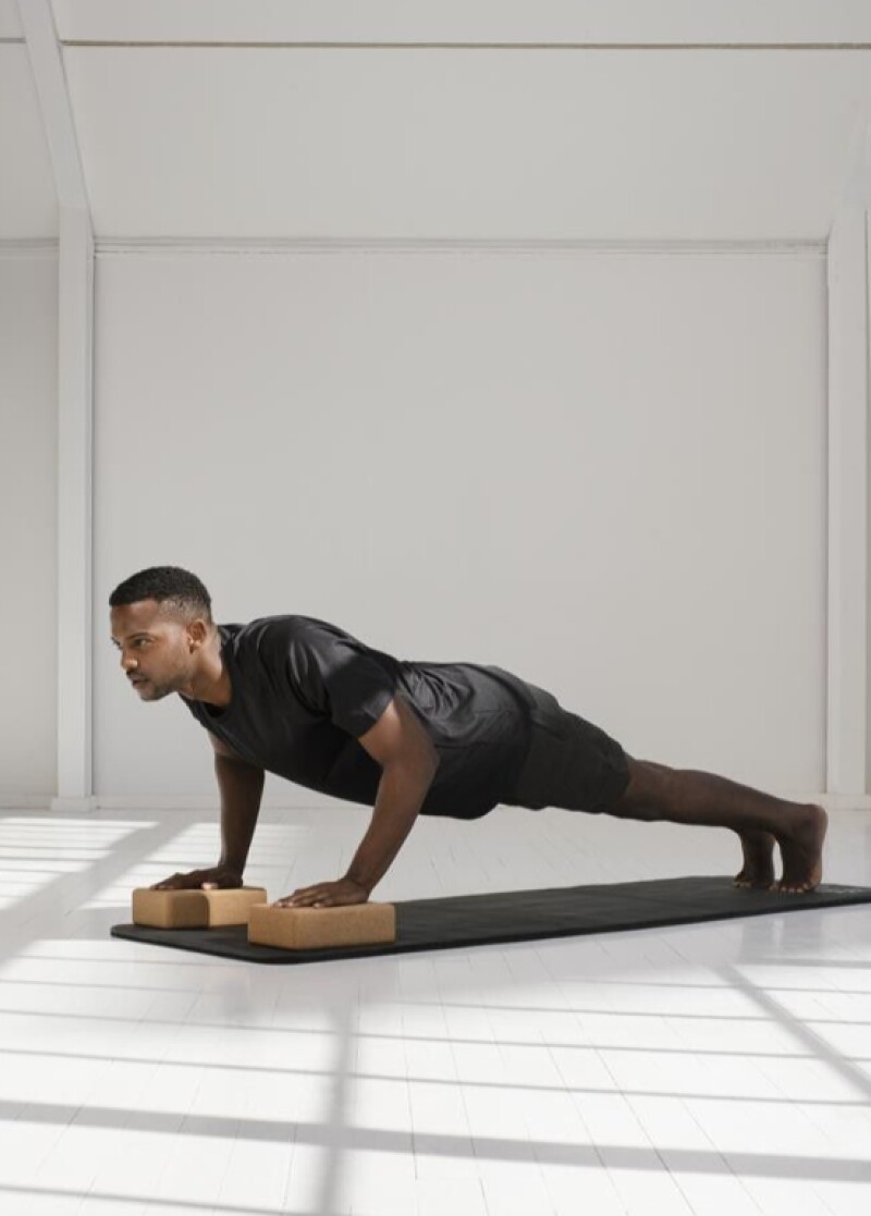 Gimnastikos yoga fitness pilates GetUp kilimėlis 179х60х1,5 cm