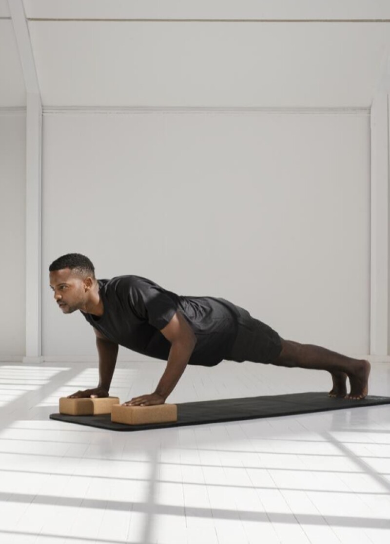 Gimnastikos yoga fitness pilates GetUp kilimėlis 179x60x1,5 cm