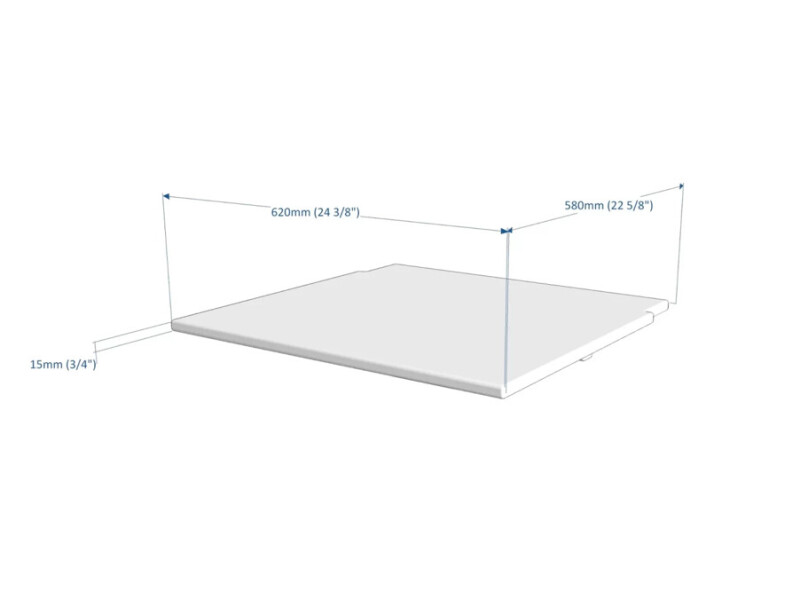 Medinis stalviršis STANDARD švediškoms kopėčioms 65 cm