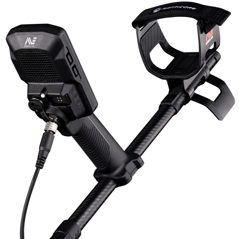 Metalo detektorius Minelab Manticore + 2 DOVANA: Ritė 15 x 12″ M15 DD + PRO-FIND 40