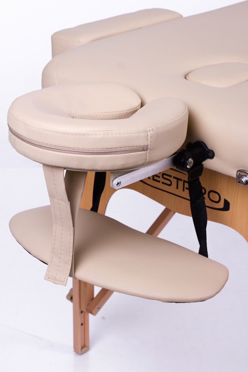 Складной массажный стол + массажные валики RESTPRO® Memory 3 Beige