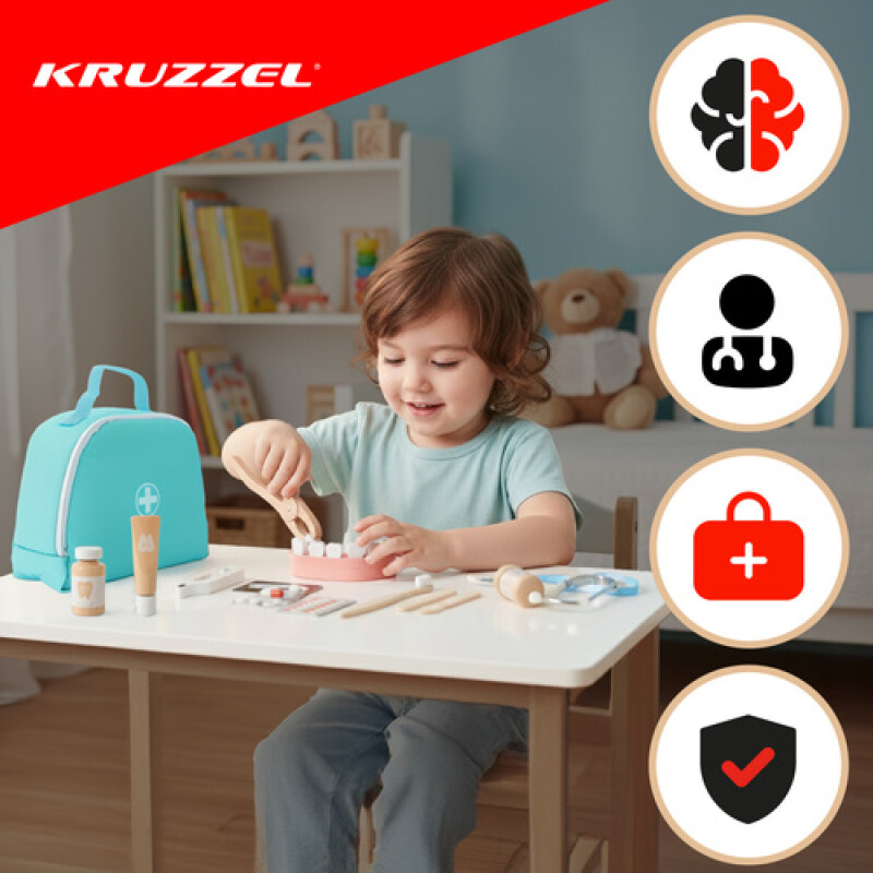 Wooden Dentist Play Set