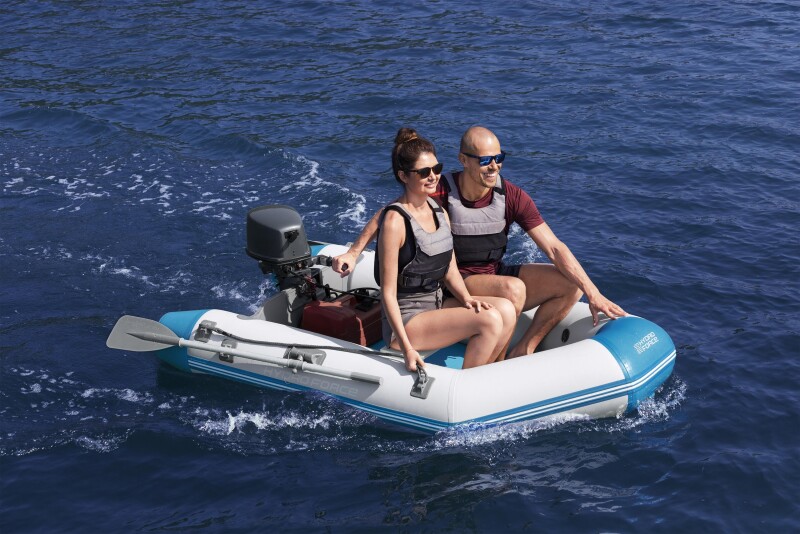 2-vietė pripučiama valtis Bestway Sportboot-Set Caspian, 230x130x33 cm, 65046