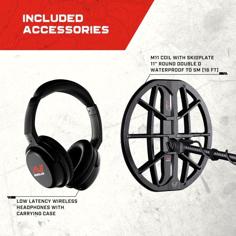 Metalo detektorius Minelab Manticore + 2 DOVANA: Ritė 15 x 12″ M15 DD + PRO-FIND 40
