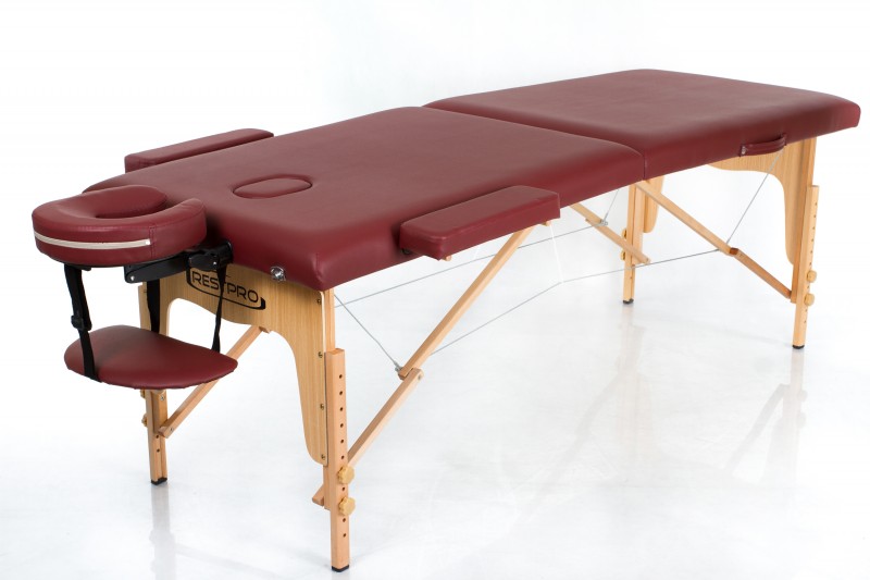 Sulankstomas masažo stalas RESTPRO® Classic-2 Wine Red