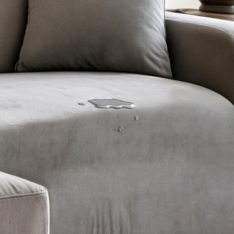 Stretch velour sofa cover 145-185 cm, dark gray