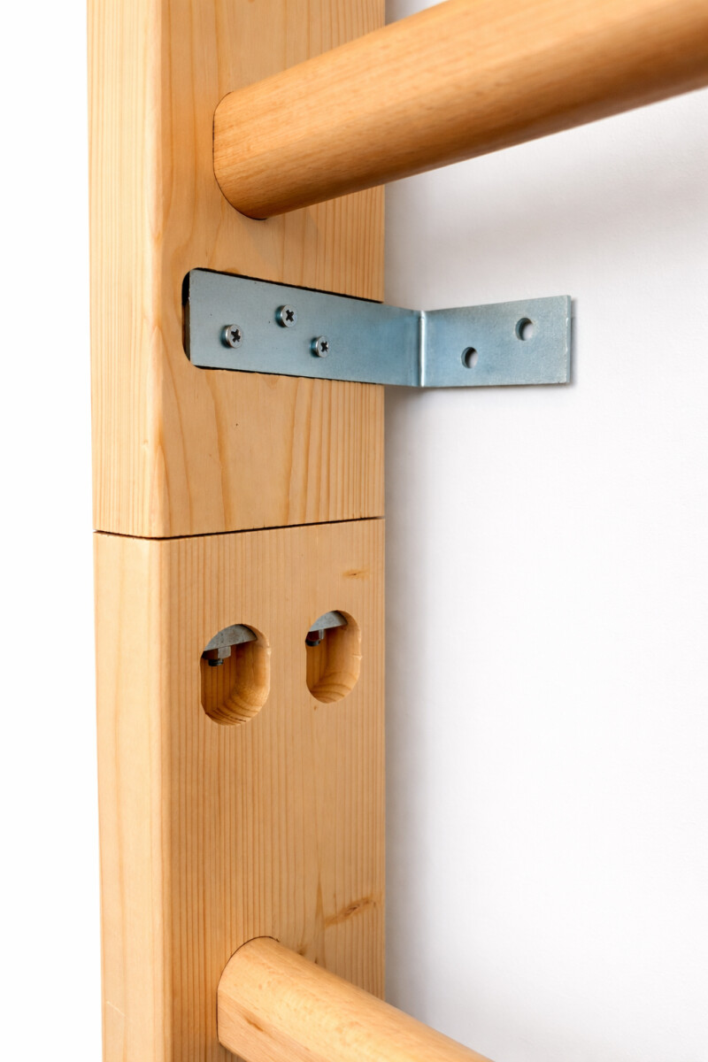 Medinės švediškos kopėtėlės RESTPRO® WOOD 230x65 cm su traukimo svirtis