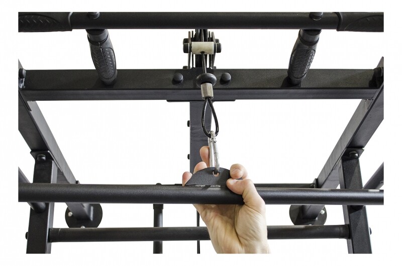 Sporto kompleksas KRAFT SystemLight 3in1, balta-juodas