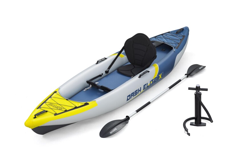 Pripučiamas kajakas Bestway Dash Elite X1 335x92x30 cm, 65178