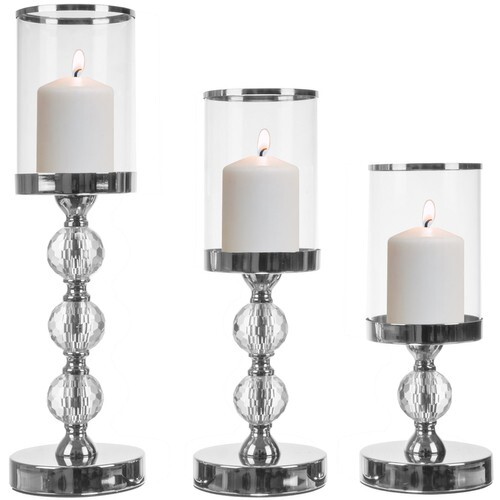 Candlestick-lantern set of 3 pcs.