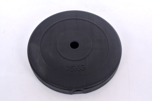 Vinilo svorio diskas štangoms ir hanteliams 15kg (31,5mm)