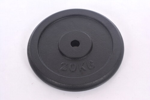 Metalinis diskas štangoms ir hanteliams 20kg (31,5mm)