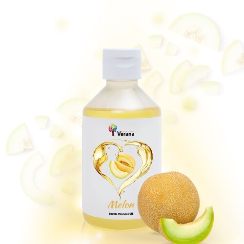 Erotinio masažo aliejus Verana, Melon 250ml