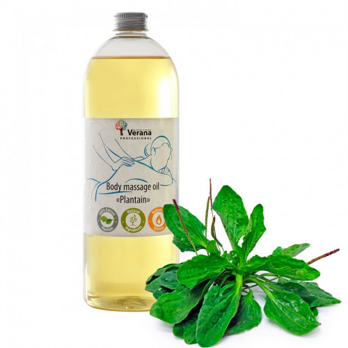 Body massage oil Verana Professional, Plantain 1 liter