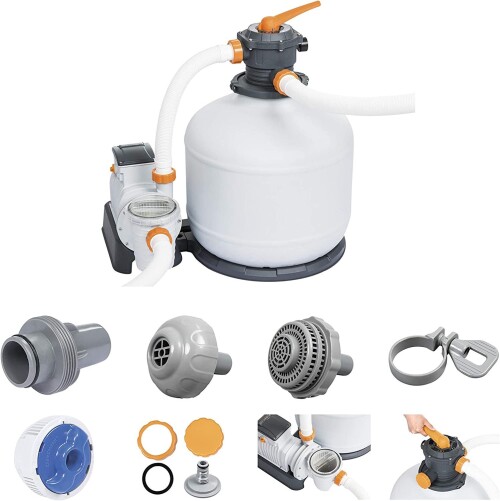 Bestway 58486 sand Filter Pump 11355 L, tank 36kg