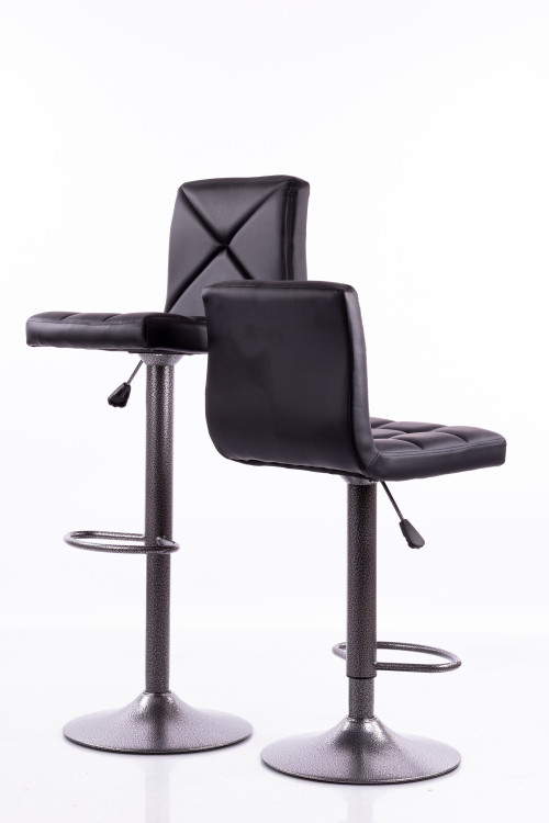 Baro kėdės B06-1 juoda 2 pcs.