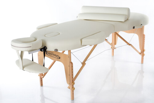 Masažo stalas + masažo pagalvėlės RESTPRO® VIP OVAL 2 CREAM