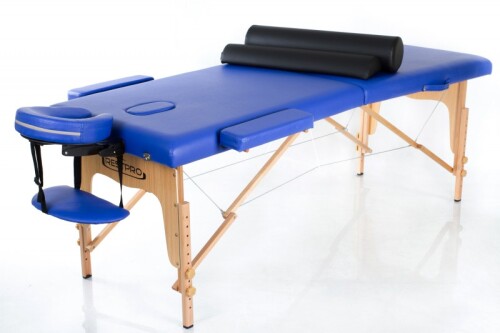 RESTPRO® Classic-2 BLUE Massage Table + Massage Bolsters