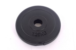 Vinilo svorio diskas štangoms ir hanteliams 1,25kg (31,5mm)