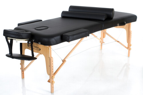 Masažo stalas + masažo pagalvėlės RESTPRO® VIP 2 BLACK