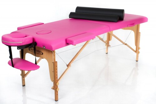 RESTPRO® Classic-2 Pink Massage Table + Massage Bolsters