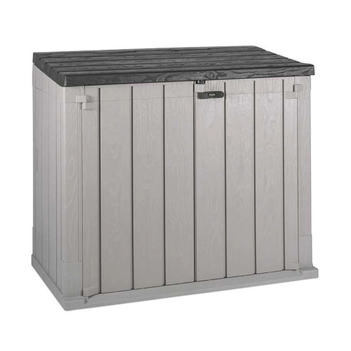 Garden storage cabinet, grey-black, 130x75x111 cm, Toomax (Italy)