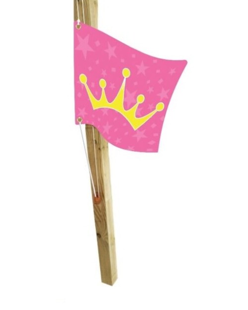 КВТ žaislinė vėliava „Princesė“(pakėlimo mechanizmas),55x45 cm