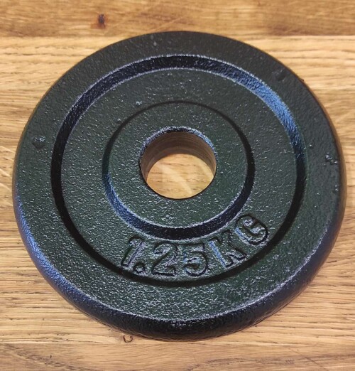 Metalinis diskas štangoms ir hanteliams 1,25kg (26,5mm)