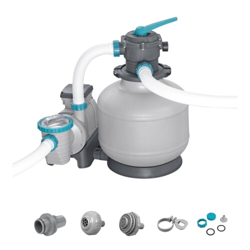 Bestway 58486 smėlio filtras siurblys 11355 L, bakas 36kg