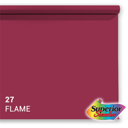 Photo background paper Superior, 2.72x11 m, flame