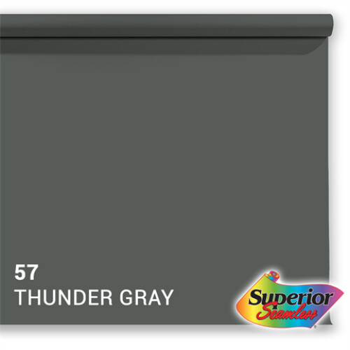 Photo background paper Superior, 1.35x11 m, thunder grey