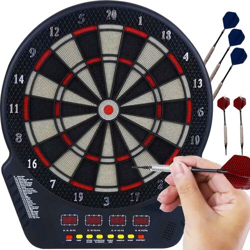Wooden Electronic Darts Board