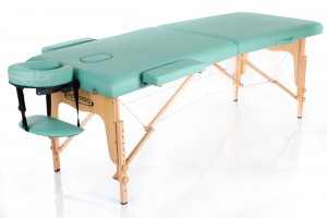 RESTPRO® Classic-2 Blue-green sulankstomas masažo stalas
