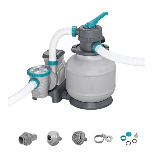 Bestway 58499 smėlio filtras siurblys 8327 L, bakas 20 kg