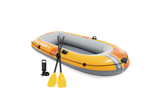 Pripučiama valtis Intex Challenger 2 set 236x114x41 cm, 66312
