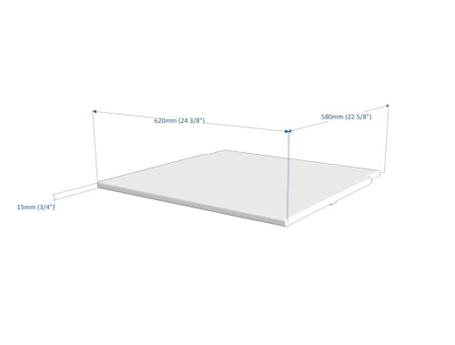 Medinis stalviršis STANDARD švediškoms kopėčioms 65 cm