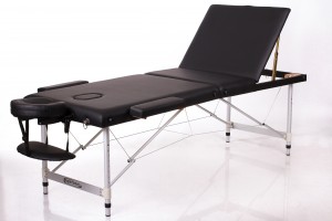 RESTPRO® ALU 3 Black sulankstomas masažo stalas