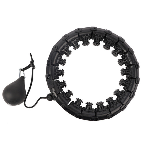 Hula hoop with massager and weight
