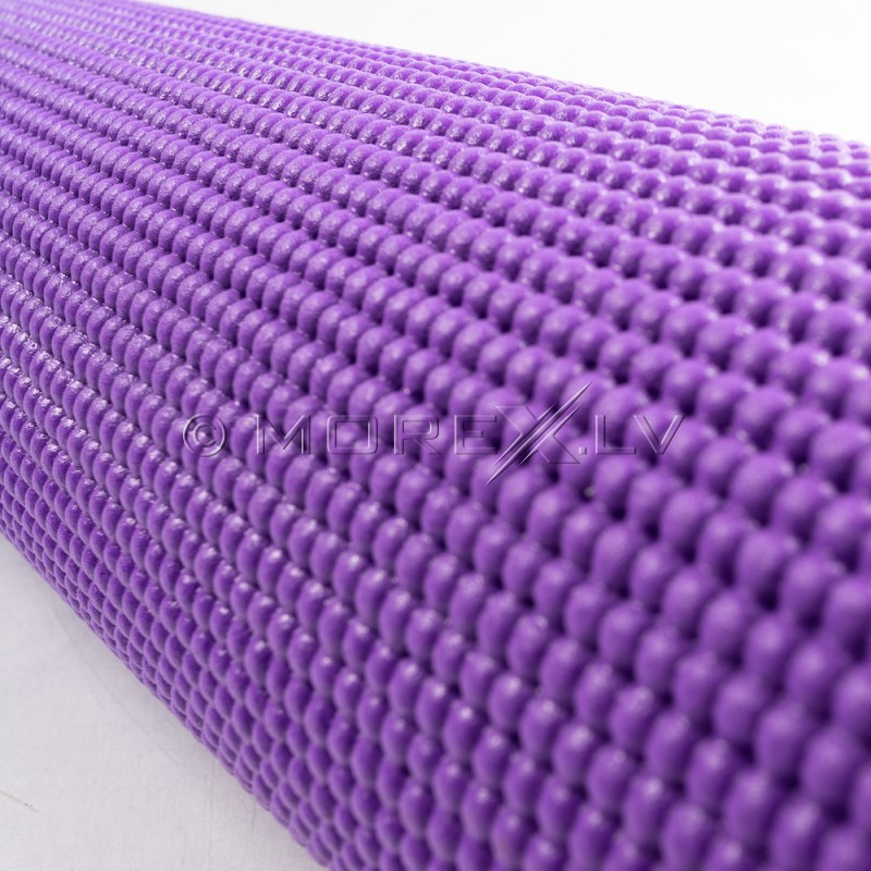 Jogas paklājiņš 173x61x0.5 cm (vingrošanas paklājs) violēts