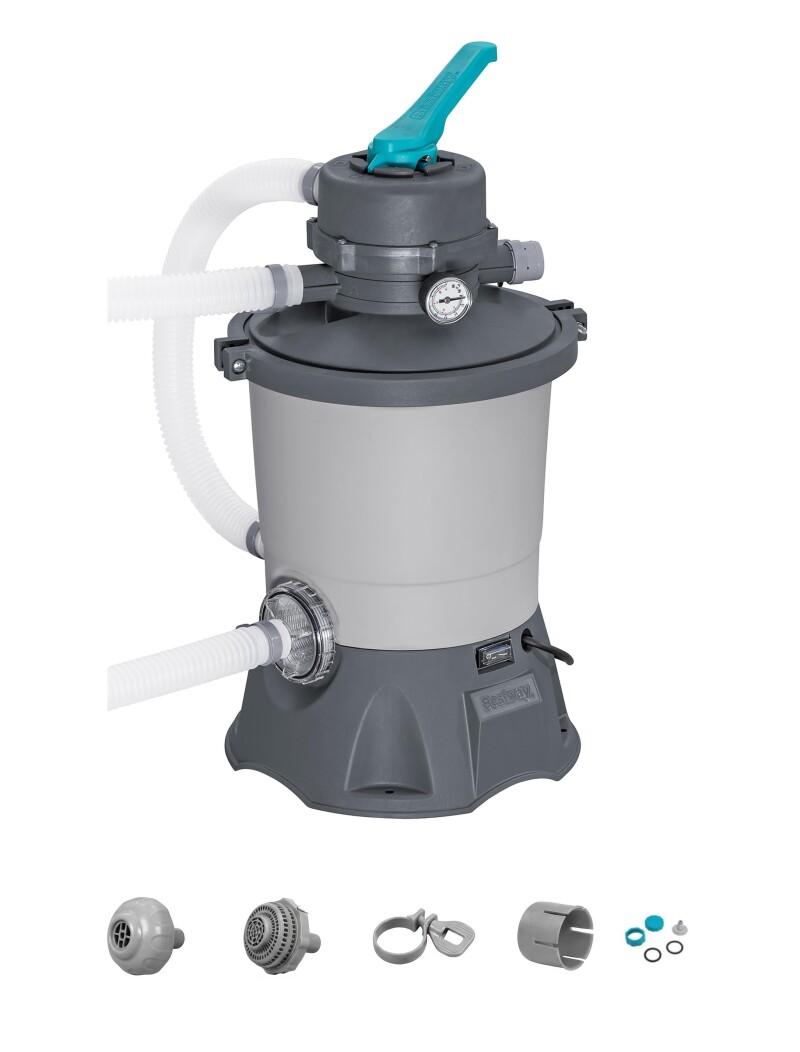 Bestway 58515 smėlio filtras siurblys 3028 L, bakas 8.5kg