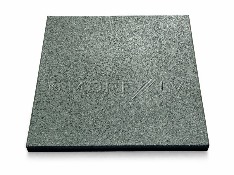 Guminė saugos plytelė KBT 50×50×2,5 cm, žalias