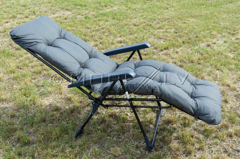 Кресло MALAGA PLUS удлиненное 59x152 см, серое