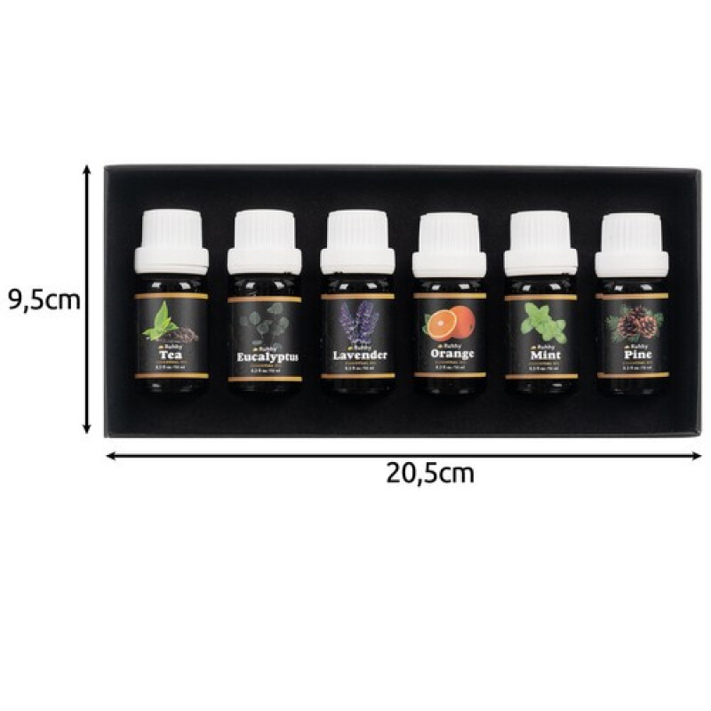 Essential oil - set of 6 pcs. 10 ml