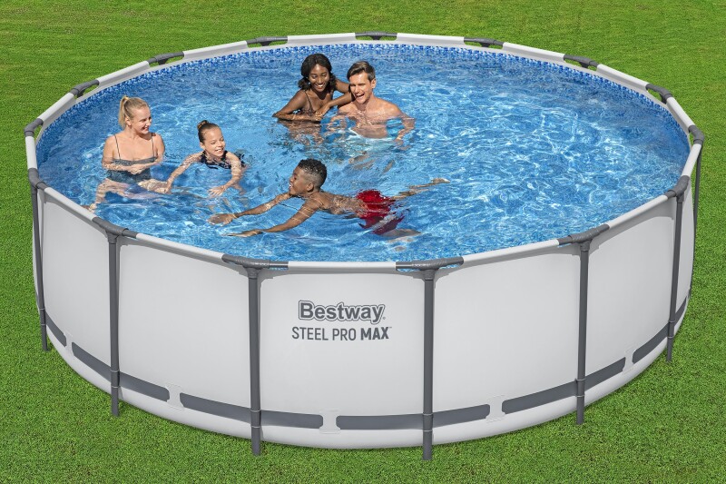 Karkasinis baseinas Bestway 56438 Steel Pro Max Set 457x122 cm