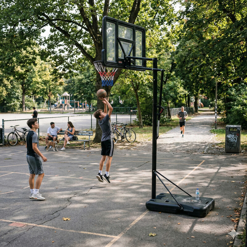 Reguliuojamas krepšinio žiedas (1.70 - 3.05m)