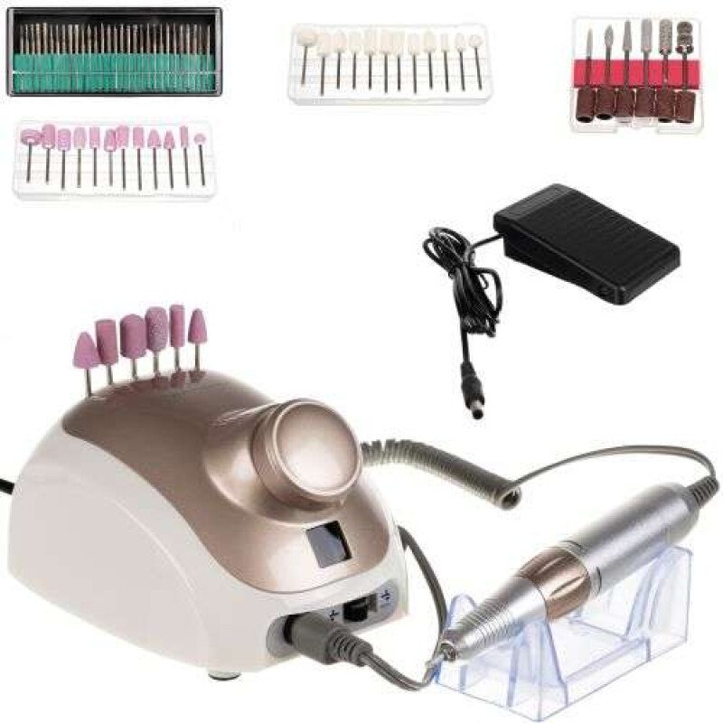 Manicure and Pedicure Drill Apparatus with Accessories (12349)