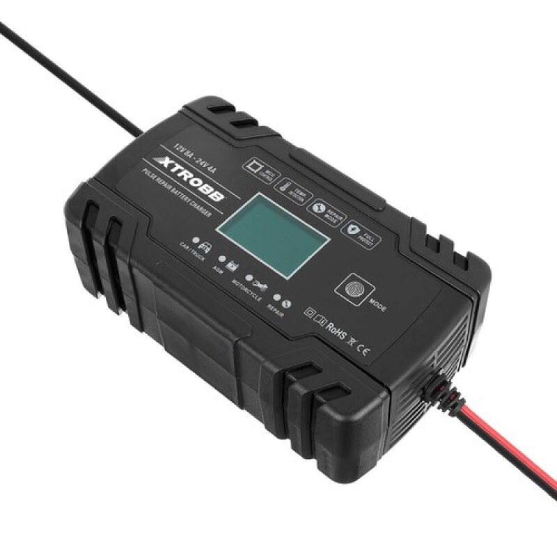 Automatinis įkroviklis XTROBB 12V 8A / 24V 4A