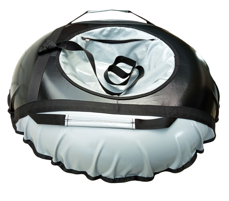 Inflatable Sled “Snow Tube” 80 cm, Black-Gray